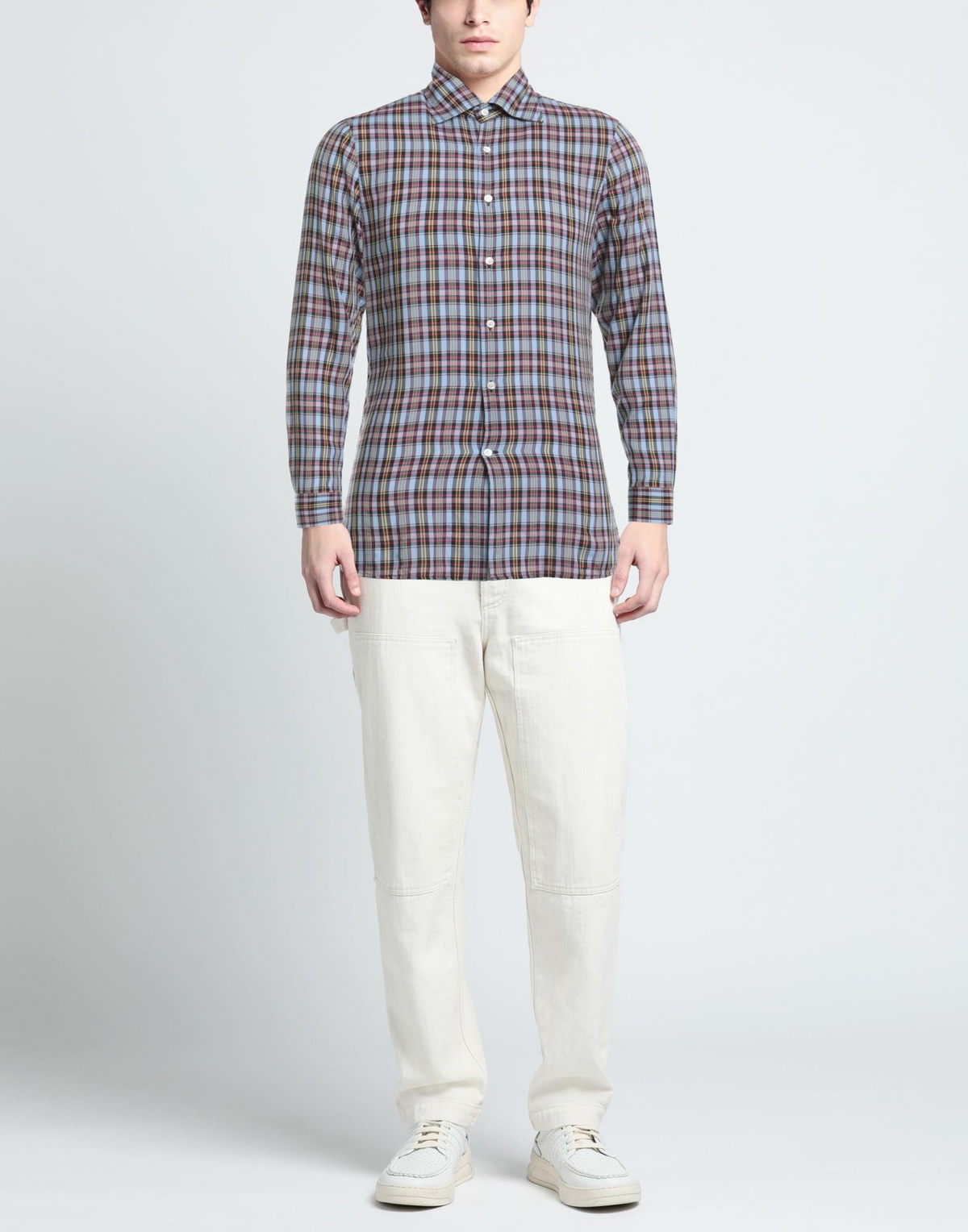 Dunhill Mens Shirt Sky in Blue