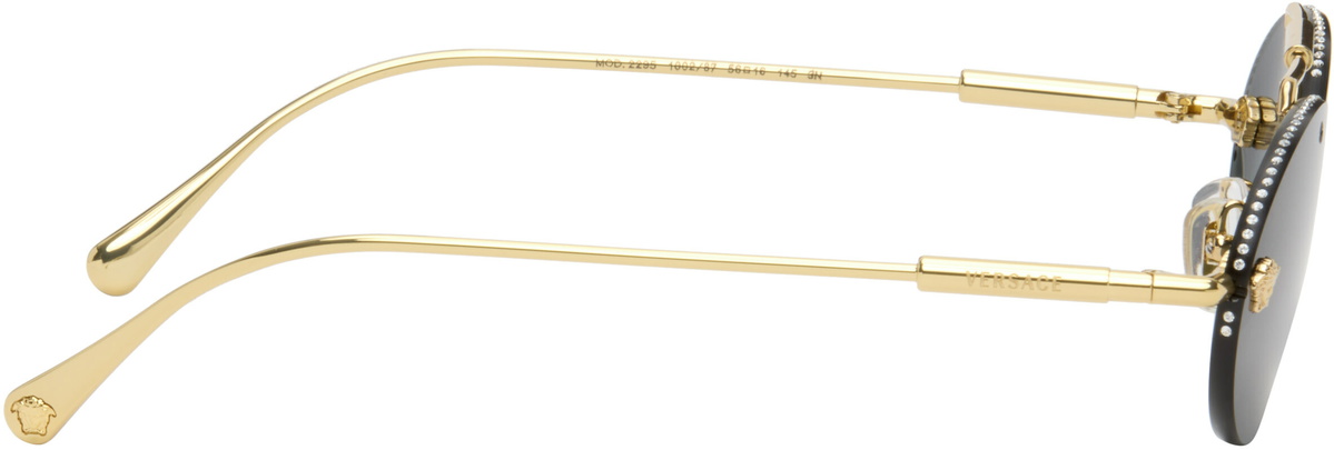 Versace Gold Medusa Sunglasses