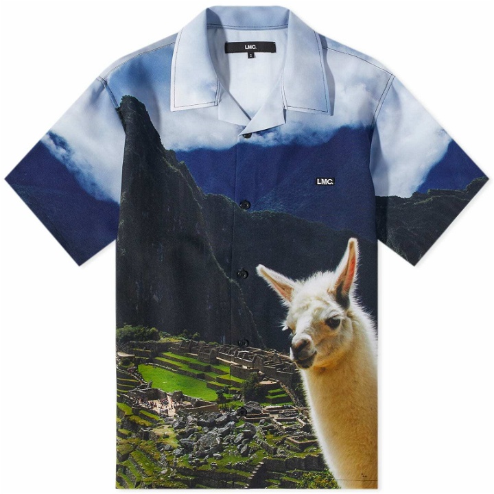 Photo: LMC Men's Machu Picchu Short Sleeve Vacation Shirt in Multi
