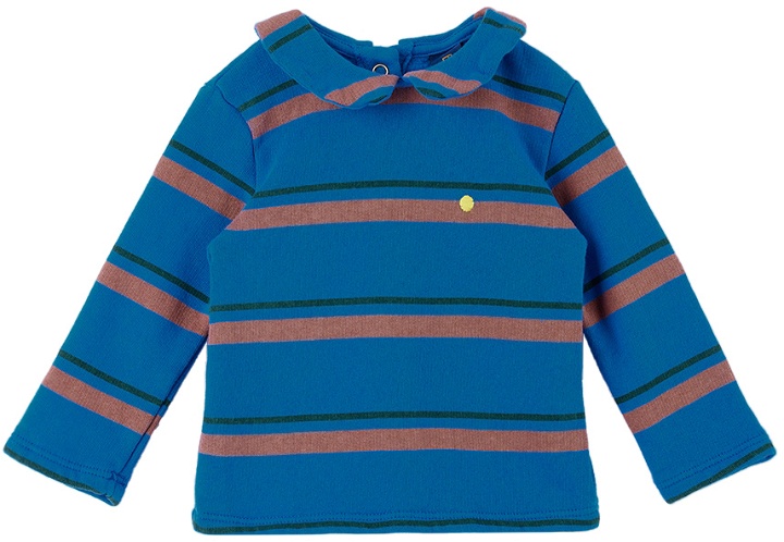 Photo: Bonmot Organic Baby Blue Striped Shirt