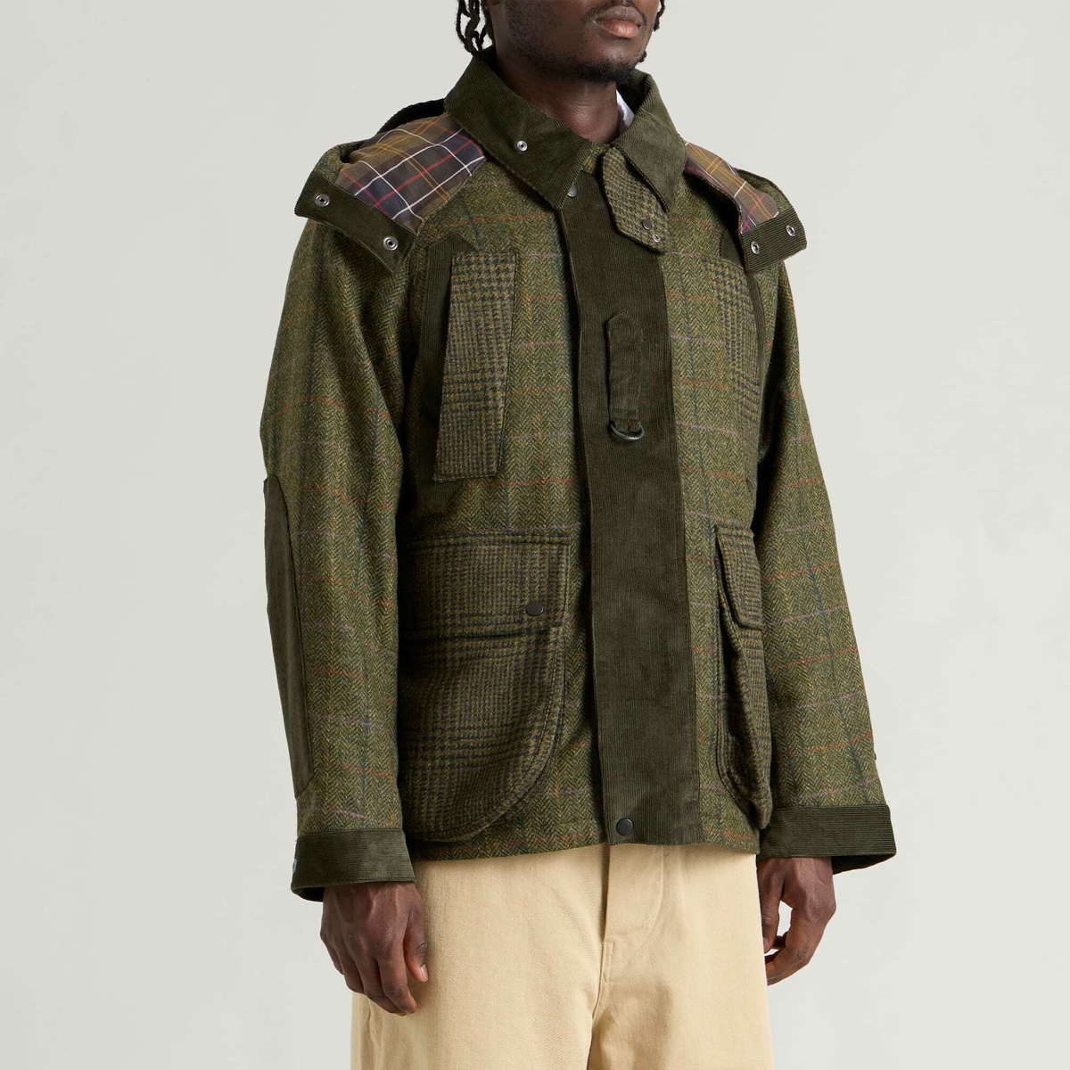 Barbour Men's x Norbit Wool Jacket in Olive