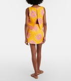 Cala de la Cruz Chemena printed linen miniskirt