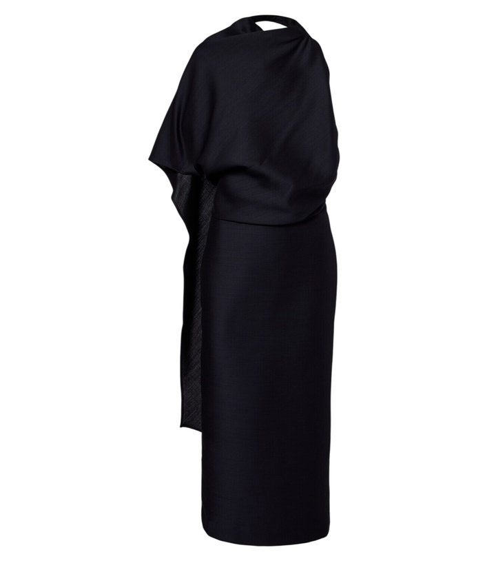 Photo: Róhe Draped open-back midi dress