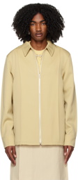 Jil Sander Tan Zip Jacket