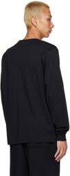 Acne Studios Black Patch Long Sleeve T-Shirt