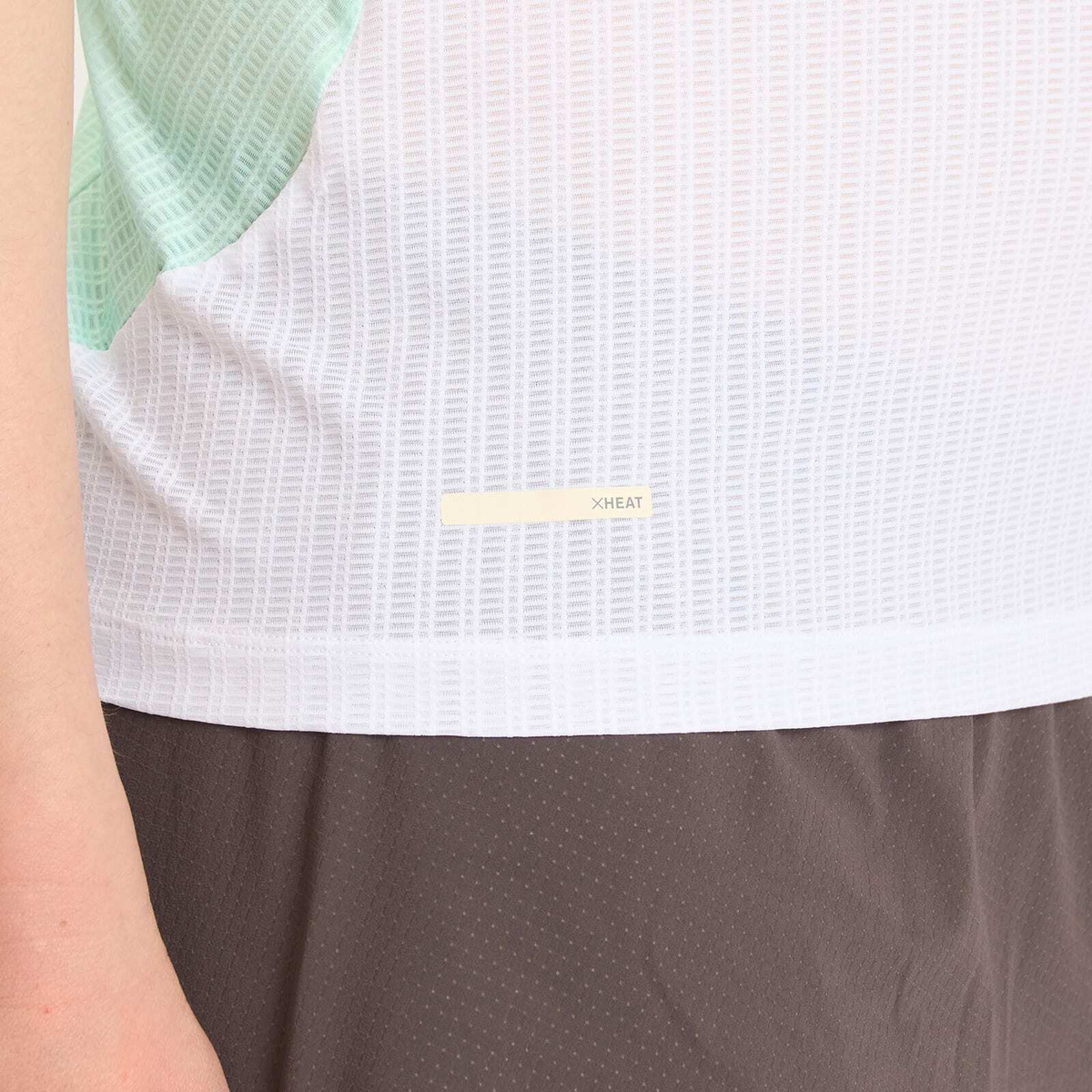 SOAR Men's Hot Weather T-Shirt in White/Bevelled Green