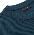 Club Monaco - Ribbed Wool-Blend Sweater - Blue