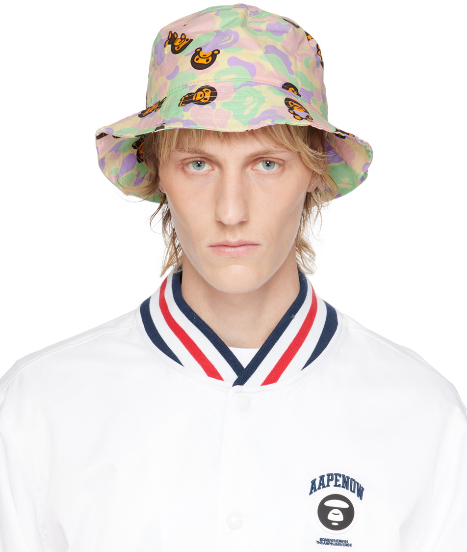 BAPE Multicolor Baby Milo Bucket Hat A Bathing Ape