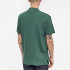 Maison Kitsuné Men's Tonal Fox Head Patch Comfort Polo Shirt in Bottle Green