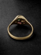 Seb Brown - Neapolitan Gold, Sapphire, Emerald and Ruby Ring - Gold