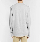 Balenciaga - Oversized Mélange Cotton-Jersey T-Shirt - Gray