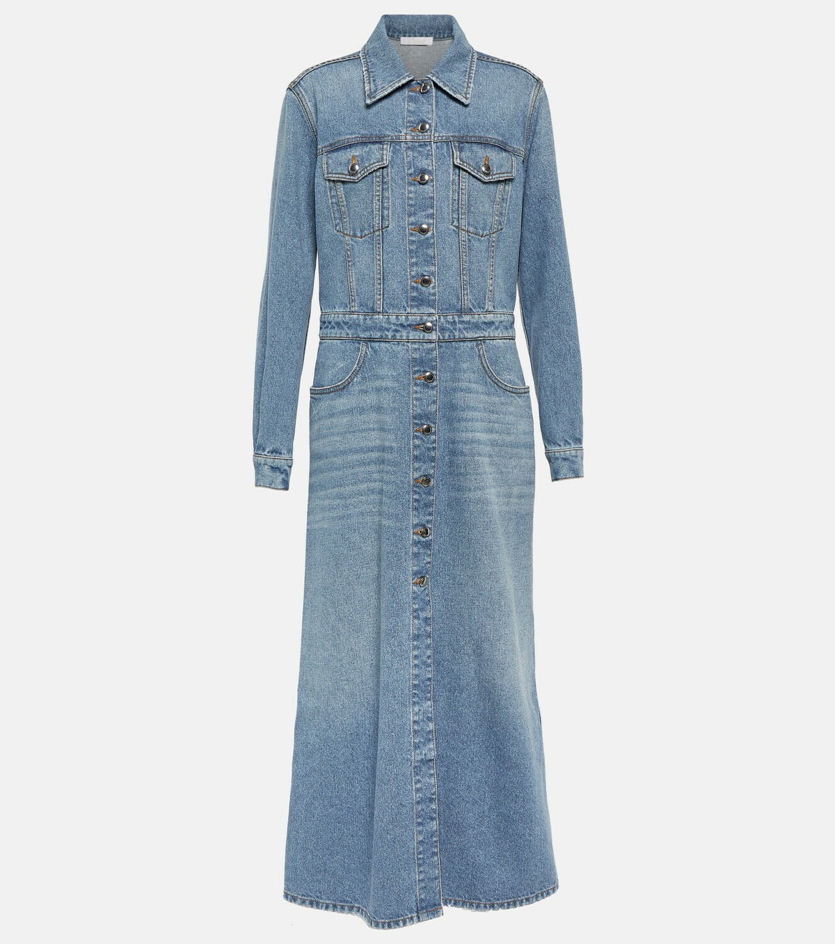 Chlo Denim maxi dress Chloe