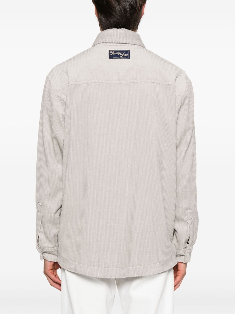 FAMILY FIRST - Brushed Effect Shirt Jacket