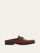 Ferragamo Mens Gancini ornament mule in Brown