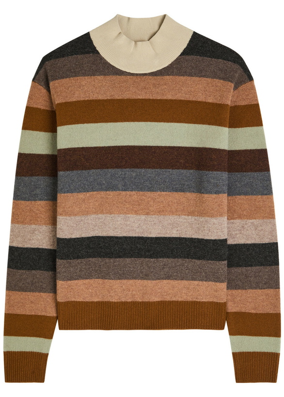 Photo: Tory Burch Striped Wool top Multicoloured