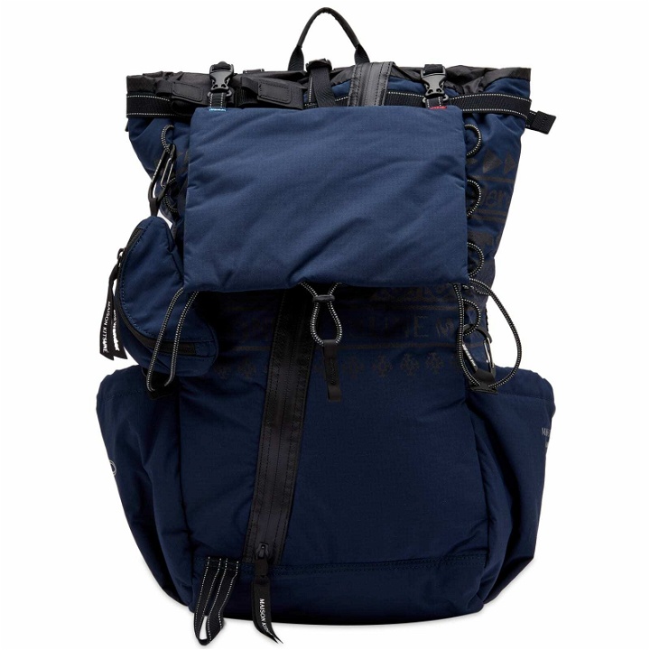 Photo: And Wander Men's x Maison Kitsuné 30L Backpack in Navy