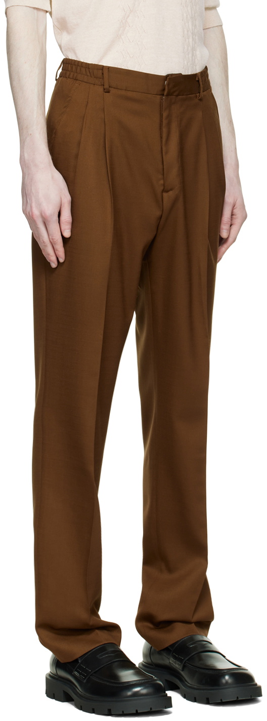 CMMN SWDN SSENSE Exclusive Brown Trousers CMMN SWDN