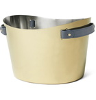 Ralph Lauren Home - Wyatt Gold-Tone and Leather Champagne Bucket - Gold