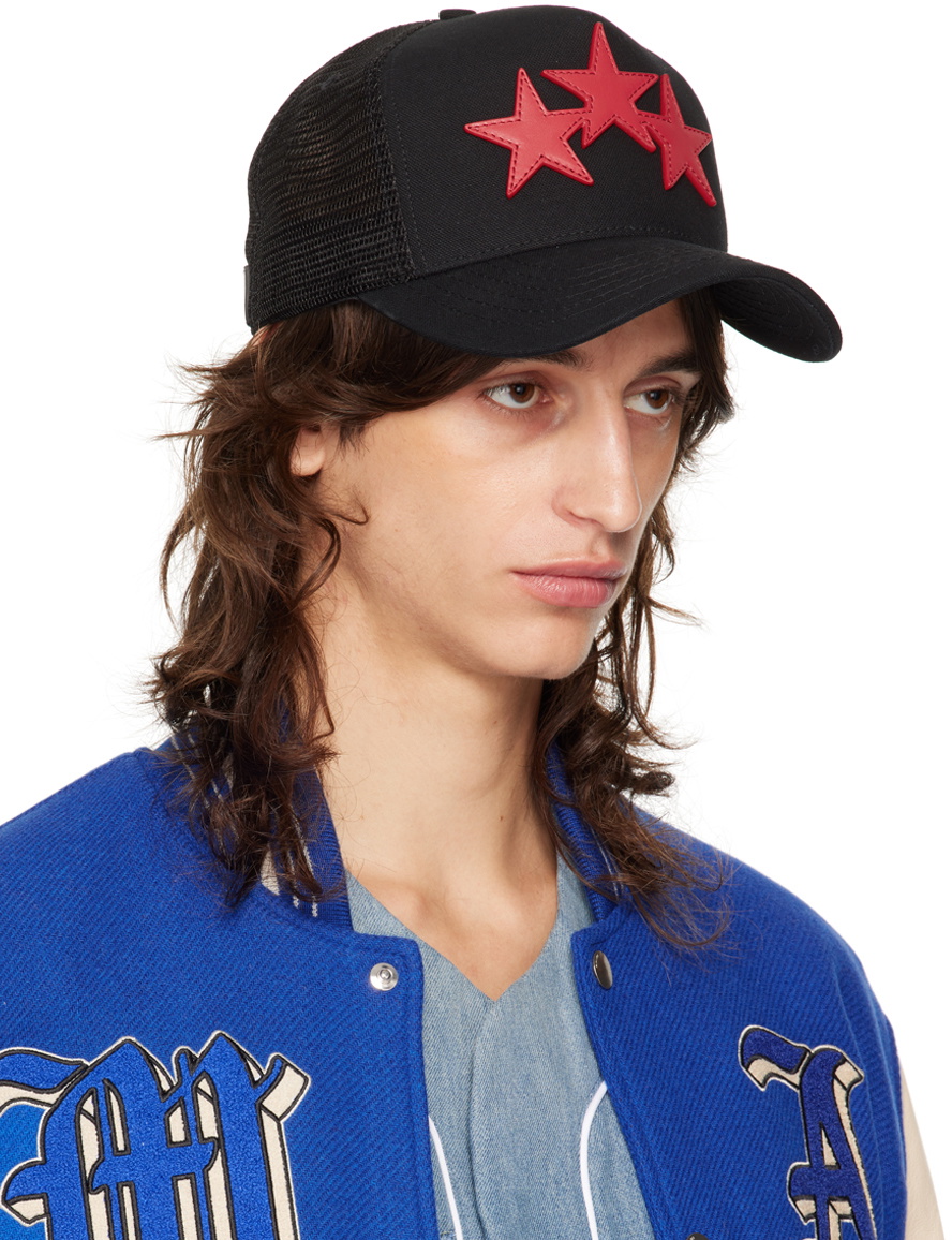 【希少】Amiri 3 STAR TRUCKER HAT キャップ Amiri 3 Stars Cotton Trucker Hat | Saks Fifth Avenue
