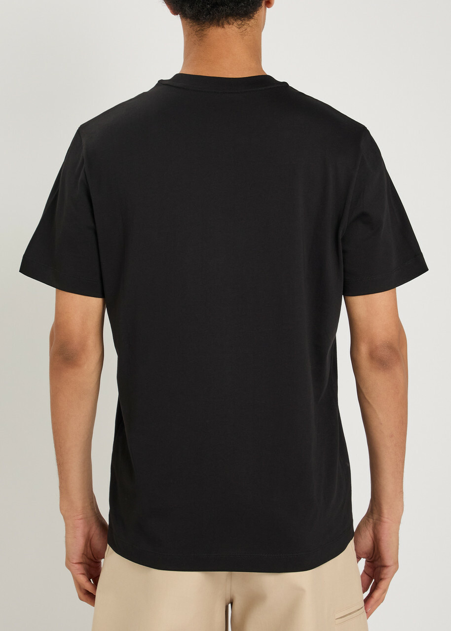 Moncler Logo Cotton T-shirt set of Three Black