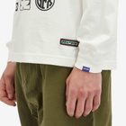Deva States Men's Arbitrary Long Sleeve T-Shirt in Off White