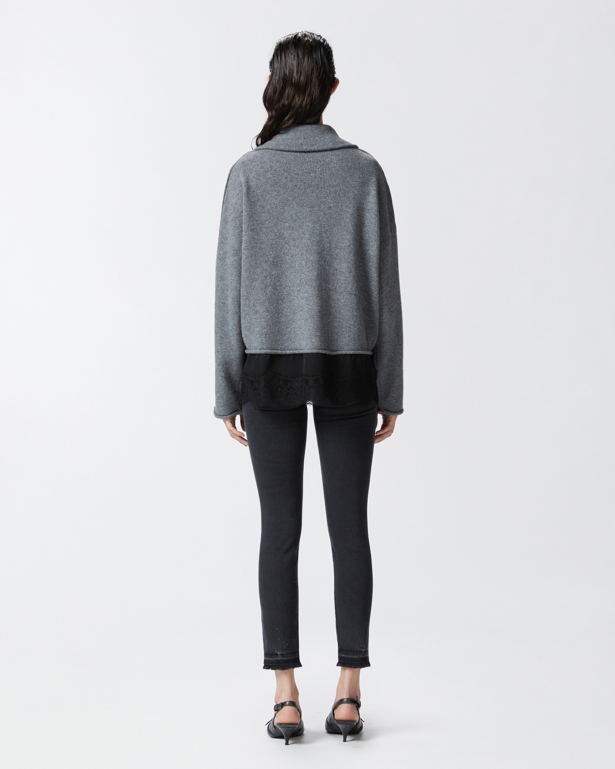Pinko - Woman - Grey - Knit Sweater