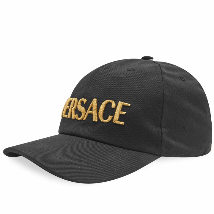 Photo: Versace Men's Logo Cap in Black