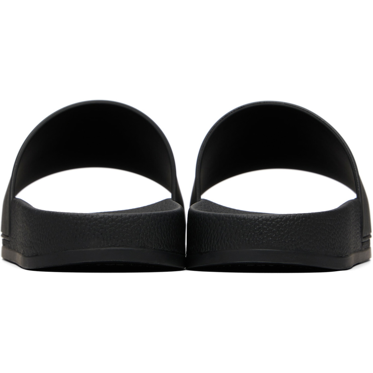 Palm Angels Black Classic Logo Pool Slides