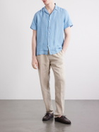 Boglioli - Tapered Linen Trousers - Neutrals