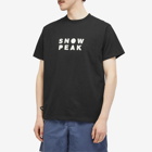 Snow Peak Men's Snowpeaker T-Shirt Camper in Black