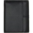 Maison Margiela Black Four Stitches Trifold Wallet