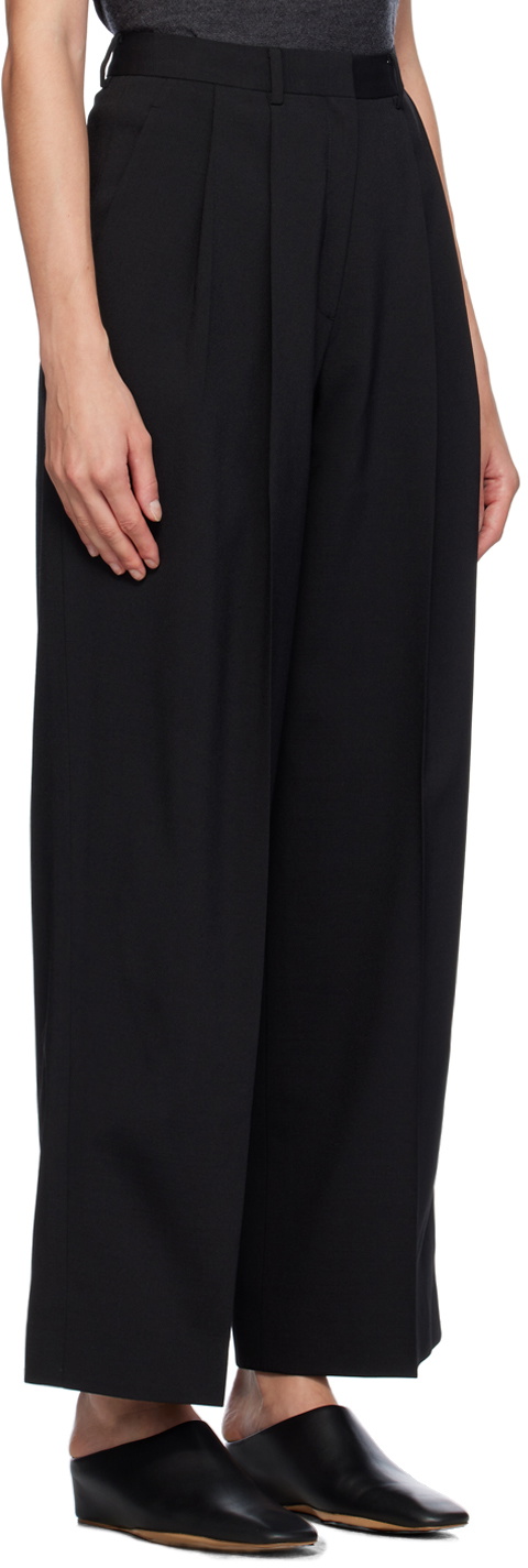 GIA STUDIOS Black Pleated Trousers