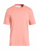 Brunello Cucinelli Mens T-shirt in Salmon pink