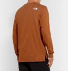 The North Face - Fine 2 Logo-Appliquéd Cotton-Jersey Base Layer - Camel