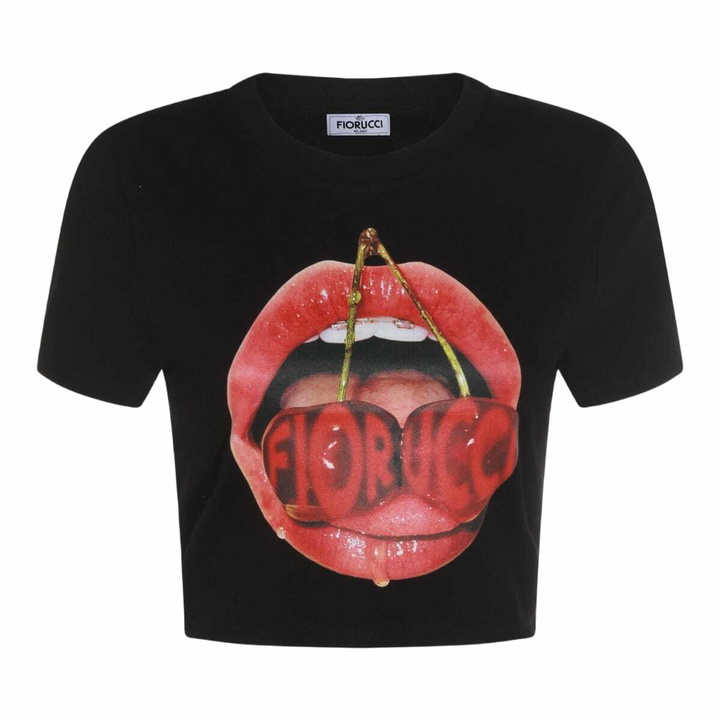 Photo: Fiorucci Black Cotton T-shirt