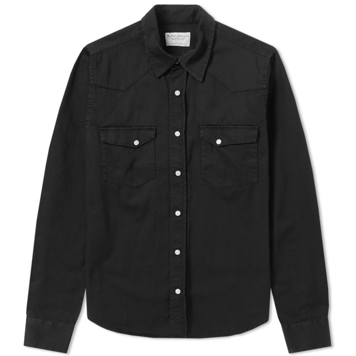 Photo: Nudie Jonis Denim Shirt Black