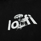 Lo-Fi Men's Mushroom Logo Hoody in Black