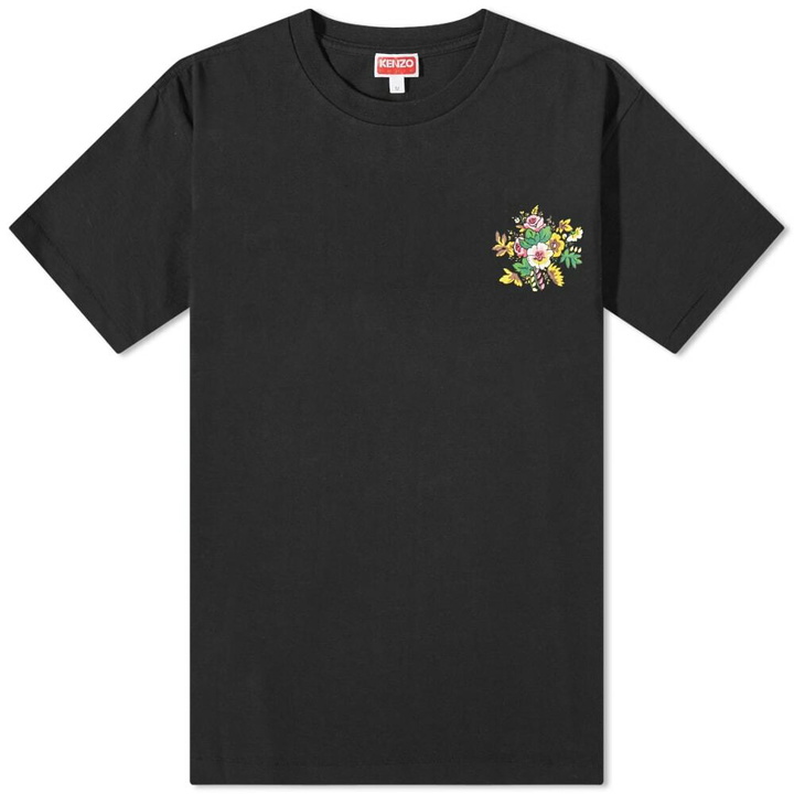 Photo: Kenzo Men's Bouquet Relax T-Shirt in Black