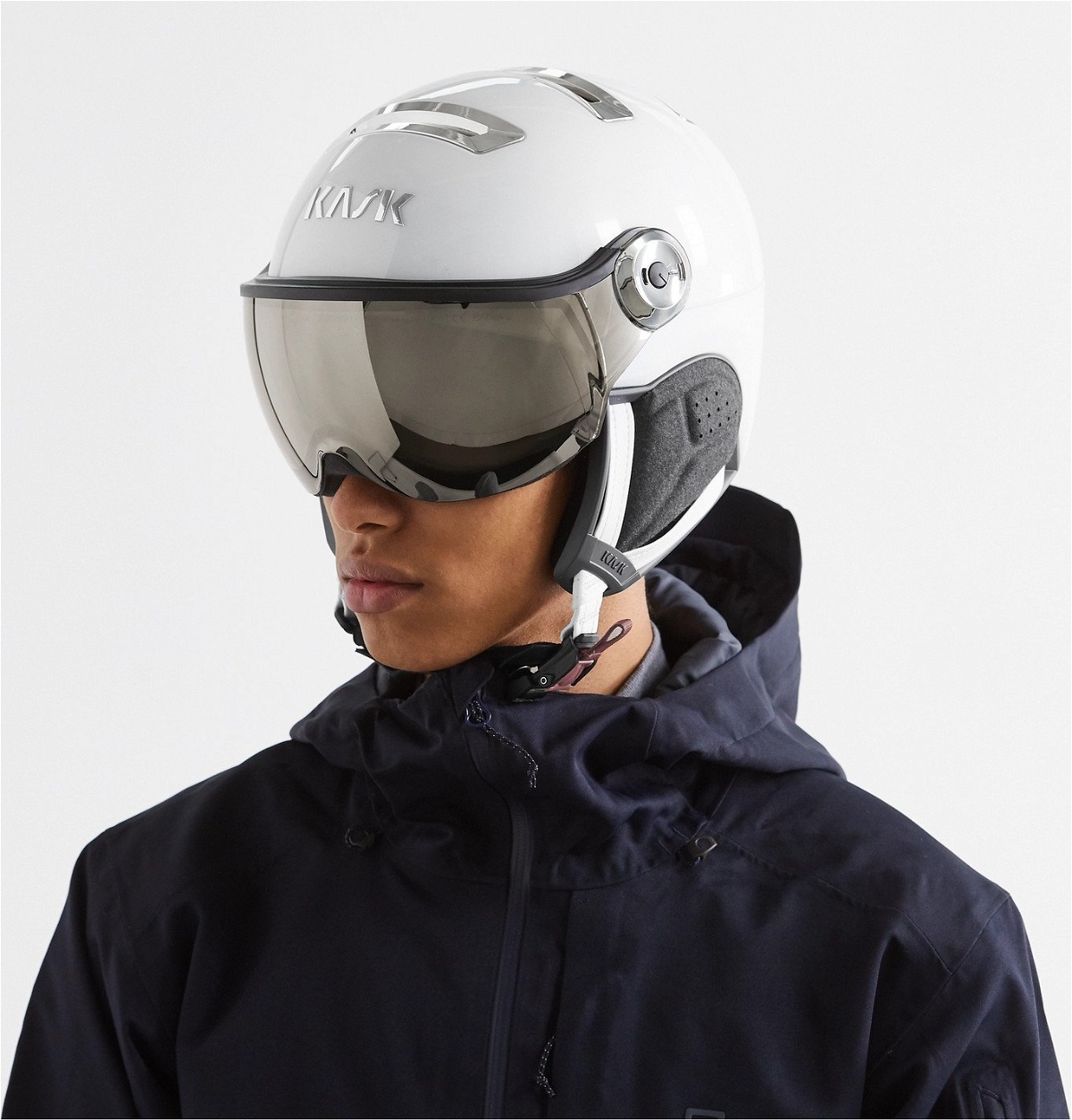 formaat Transparant Baars KASK - Ski Helmet - White KASK