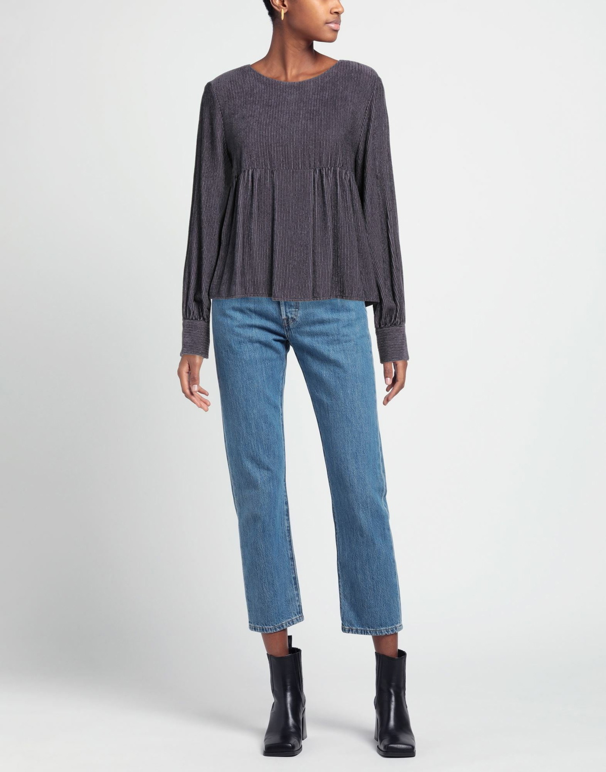 Manila Grace Womens Top in Purple