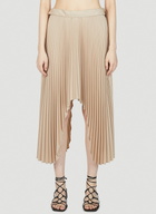 Rokh Satin Pleated Skirt