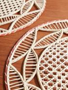 La DoubleJ - Set of Two Iraca Palm Placemats