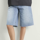 Róhe Women's Rohe Baggy fit denim shorts in Classic Blue