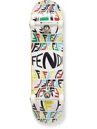 Fendi - Logo-Print Wooden Skateboard