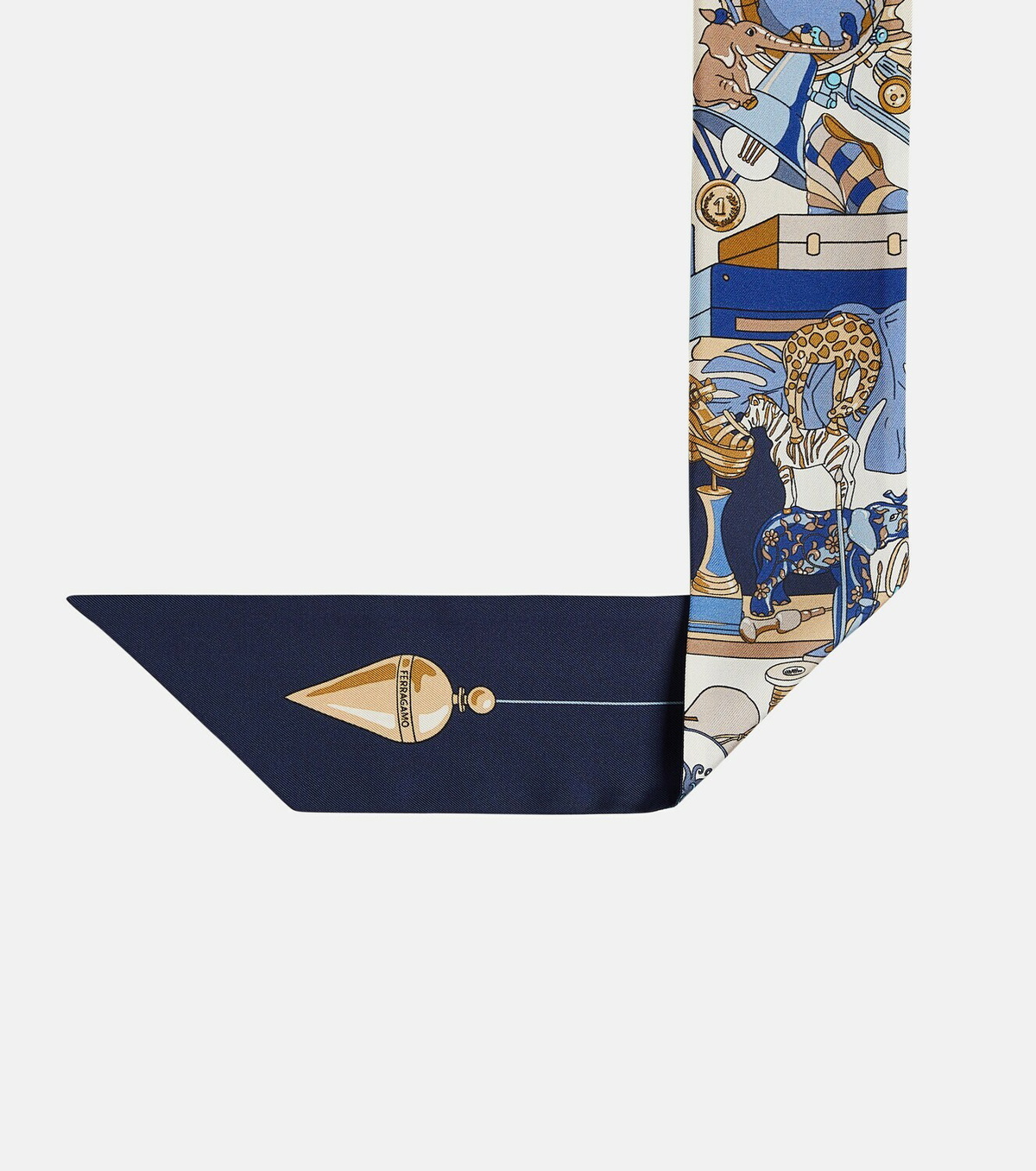 Ferragamo Printed silk scarf Salvatore Ferragamo