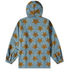 Awake NY Stars Anorak in Teal/Mustard