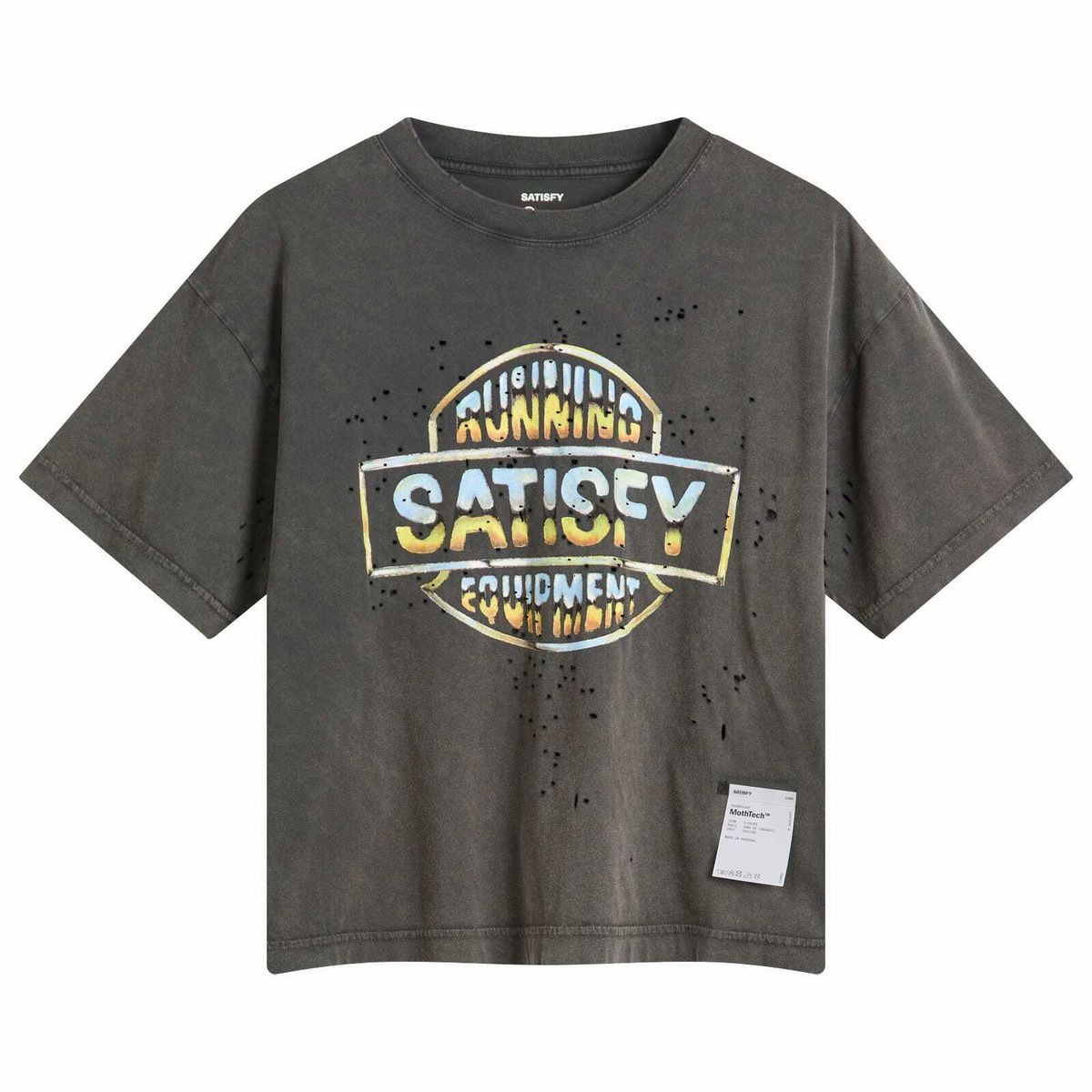 Satisfy Women's MothTech T-Shirt in Aged Black