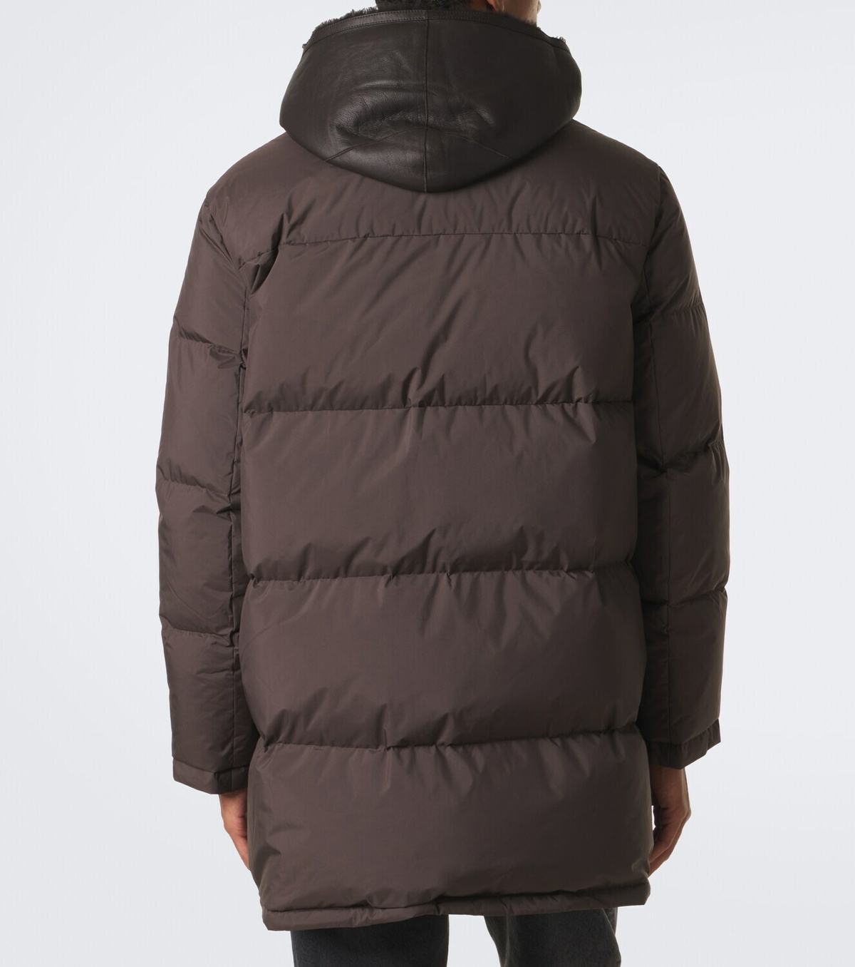 Yves Salomon Shearling-trimmed down coat