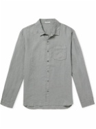 James Perse - Garment-Dyed Linen Shirt - Gray