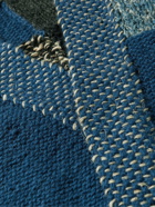 KAPITAL - Oversized Patchwork Wool and Linen-Blend Cardigan